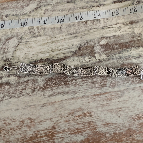 Brighton "Carnival" Blue Turquoise Enamel Necklace, Earrings, Bracelet Set W/Tin - Picture 11 of 15